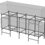 3D-модель каркаса установки.