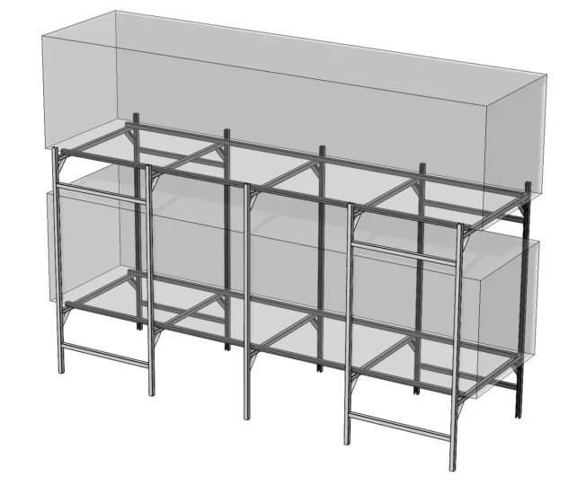 3D-модель каркаса установки.