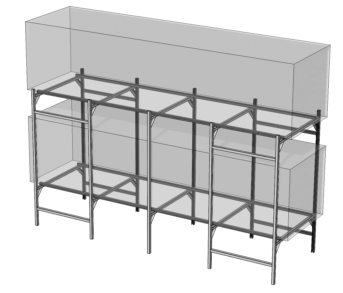 3D-модель каркаса установки.