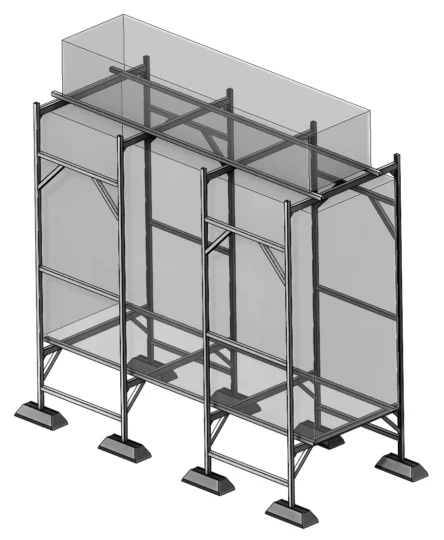 3D-модель каркаса установки.