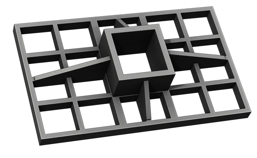 3D-модель полиамидного подпятника.